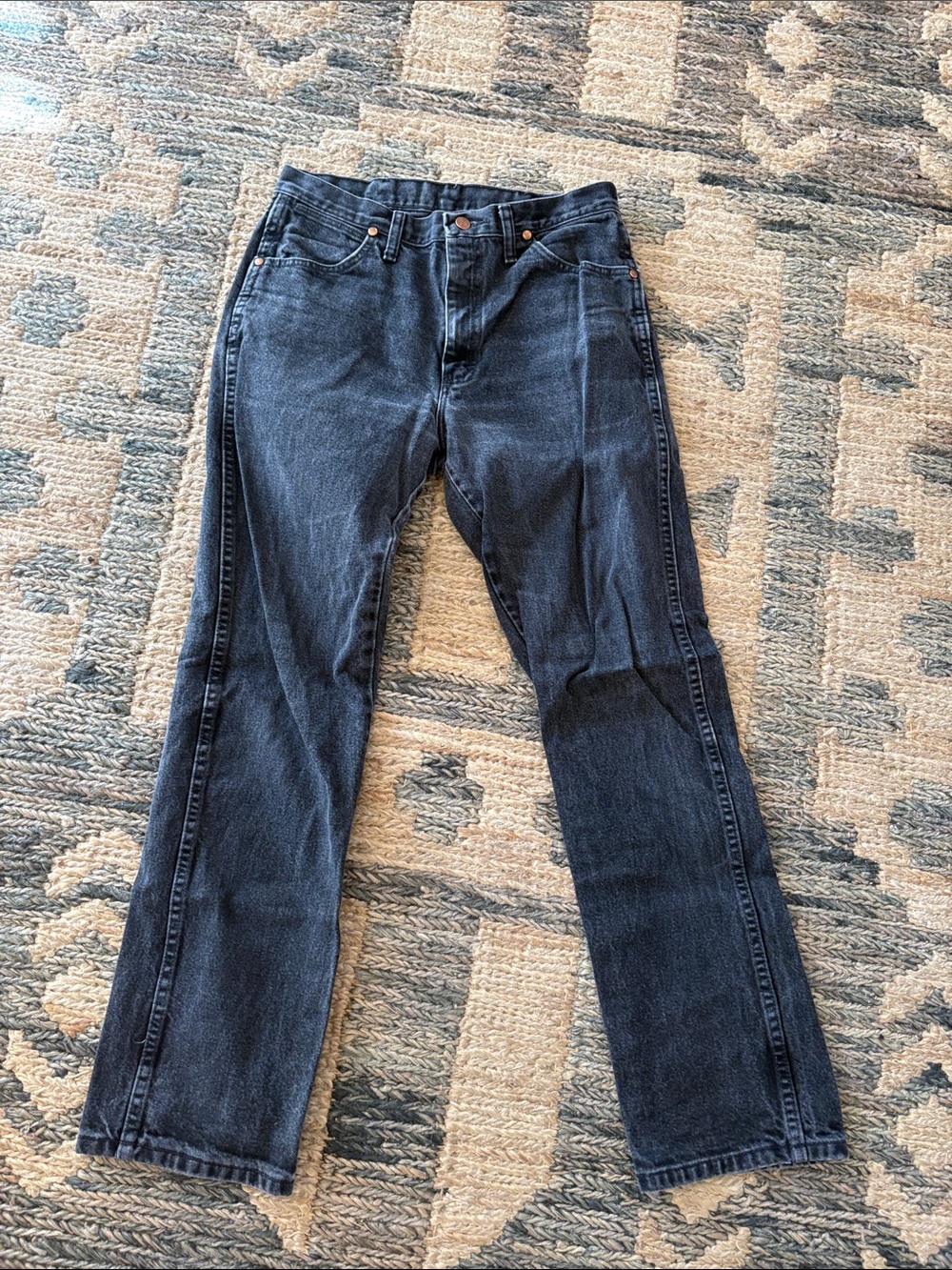Wrangler Men's Black Cowboy Cut Jeans 31x32